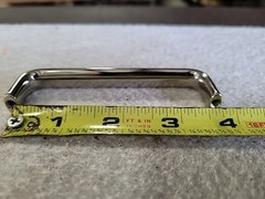 RK INTERNATIONAL CP-17 Drawer Cabinet Pull 2 Tone Nickel With Brass 3.75 In CC