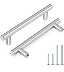 Case of 30 Probrico PD201HSS102 – 4″ Satin Nickel Cabinet Hardware T Bar Pulls