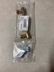 Emtek 86687US4 Jasper 4″ Bar Pull, Industrial Modern Collection – Satin Brass