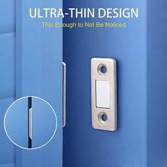 4 X Strong Magnetic Cabinet Door Latch Catch Closures Kitchen Cabinet Cupboard