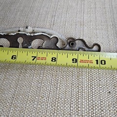Vtg Distressed French Provincial Drawer Pulls White Shabby Chic 5 1/4″ C to C
