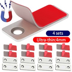 LOT Strong Magnetic Door Closer Cabinet Catch Latch Cupboard Ultra Thin Closures