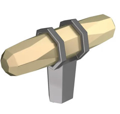 7) Amerock BP36647BBZBCR London 9/16″ Cabinet Knob Golden Champagne Black Chrome