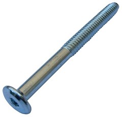 Low-Profile Zinc Plated Bolts 1/4-20 70mm(~2.75″) Length/13mm Hex Head CNC JCB