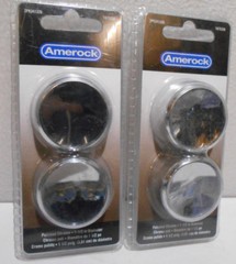 Lot of 4 New Amerock 1-1/2 Polished Chrome Drawer / Closet Knobs