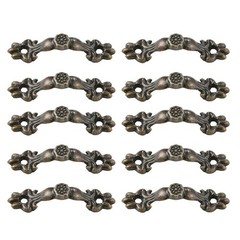 None Handles Cabinets Wardrobes Wooden Boxes Zinc Alloy 10pcs 20 X Screws