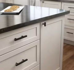 12 Pcs LibertySquare Bar 3 in. (76 mm) Modern Matte Black Drawer Pull
