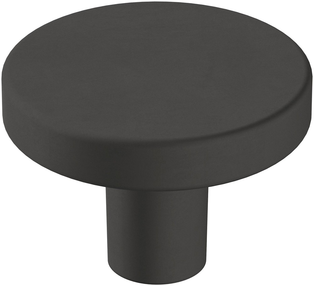 Amerock BP36904 Versa 1-3/8 Inch Mushroom Cabinet Knob – Black