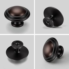 Stylish 5 Pack of Zinc Alloy Cabinet Knobs for Kitchen and Furniture Upgrade