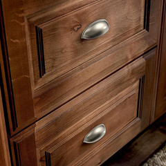 Cup (10-Pack) Cabinet Handles 3″ Hole Center Pulls | Satin Nickel Hardware Kitch