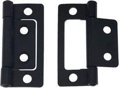 Luomorgo 12 Pcs Non Mortise Hinges Heavy Duty Chest Hinges for Door Cabinet Cupb
