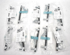 Lot of 10 Amerock Destine 5-1/16″ Center Pulls Matte Black Polished Chrome