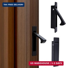 Pocket Door Handles Edge Pull,Professional Stainless Steel 304, Flush Mount Door