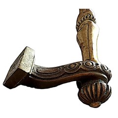 Vintage Brass Cabinet Knob Drawer Pull 8” Heavy