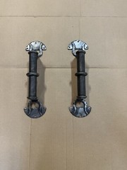 Iron Door/drawer Handles. 12 Inches. Gate, Barn, Shed, Farm, Outdoor Handle.