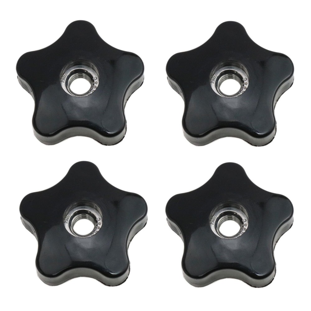 5/1618 TTrack Star Knob Thru Hole Clamping Threaded Nuts Jig Knobs 4 PCS