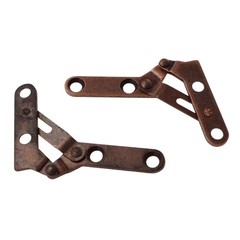Angled Pivot Knife Pin Hinge With Stop Inset Door Right 3023-AC, Set of 2