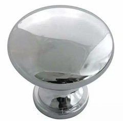 54628 Danica Steel round Mushroom Shaped Cabinet Hardware Knob 1.38 Inch -35mm