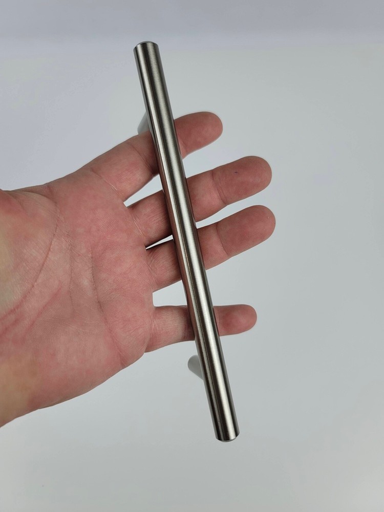 9x New Stainless Steel Satin 7-3/8″ Solid Stainless Drawer Pull Handles Alpine