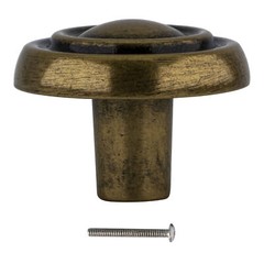 Sterling Traditions Mushroom Kitchen Cabinet Knob 1-1/4″ Diameter Burnished Br