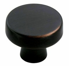 Amerock Brand 1-5/16″ Diameter Oil-Rubbed Bronze Round Mushroom Cabinet Knob