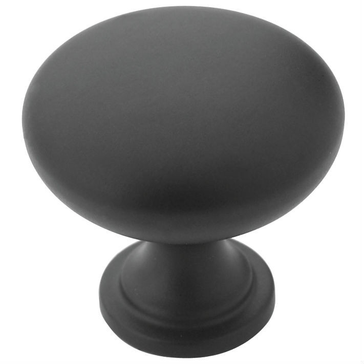 Amerock Allison 1-1/4″ BP53005-FB Flat Black Cabinet Knob