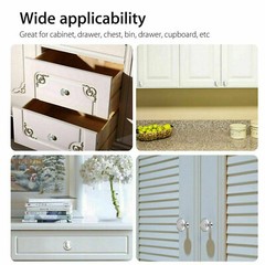 20PCS Brushed Nickel Kitchen Cabinet Knobs Round Drawer Pulls Stainless Steel US