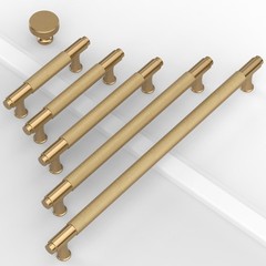Coinkoly 10 Pack Champagne Bronze Knurled Cabinet Knobs for Dresser Drawer Pu…