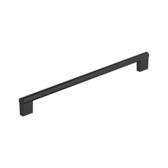 Versa BP55535FB 18 Inch 457mm Center Matte Black Appliance Cabinet Door Pull