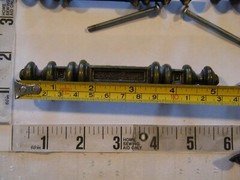National Lock lot of 10 vintage 1970s metal drawer PULLS HANDLES 5 1/8″ long