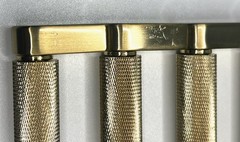 Sumner Street Kent Knurled 12 Satin Brass Drawer Pulls 10 Pack