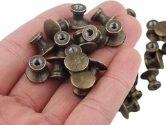 12 Pack Mini Jewelry Box Round Knob Small Cabinet Drawer Pull Handles