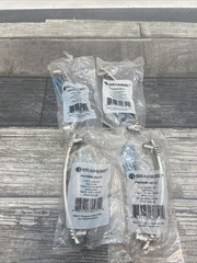LOT OF 4- NEW – Brainerd P84300W-SN Knuckle 3-3/4-in Satin Nickel Arch Handle