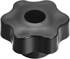 Clamping Handle Screw Knobs Handle M8 Threaded through Hole Star-Shape