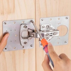 Cabinet Door Hinge Repair Plate, Reinforcement Plate Repair Plate, Hinge Cabinet