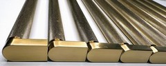 Sumner Street Kent Knurled 12 Satin Brass Drawer Pulls 10 Pack
