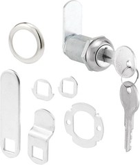 Stainless Steel Drawer and Cabinet Lock – 1-1/8 In. Length, 2 Keys Included