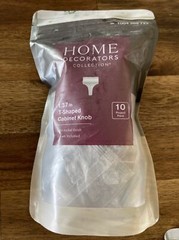 Home Decorators T Shaped Cabinet Knobs 10 pack Satin Nickel Finish 1.37”