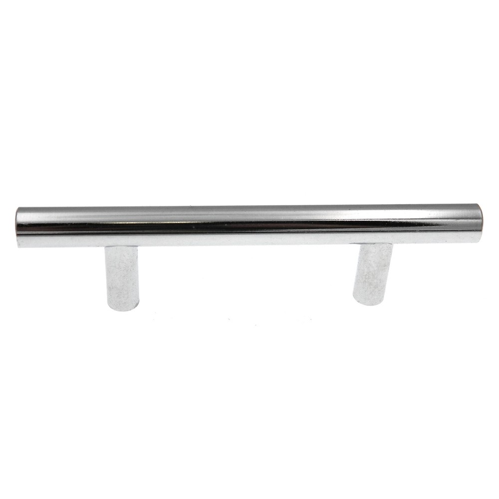 12 Pack Style Selections 40925 Euro Chrome Bar Cabinet Pulls 3″cc