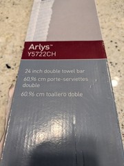 Moen Y5722CH 24″ Arlys Double Towel Bar Holder Rack – Chrome Finish Bold Design
