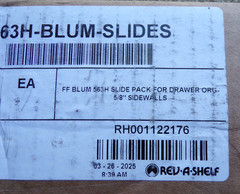 Rev-A-Shelf 563H Blum Slides – 1 set – @dS