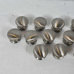Lot Of 18 Metal Dresser/cabinet Knobs And Screws