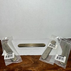 Antique Brass Finish Backplates (4) by Liberty P30047CAB E C, 3” CTC No Screws