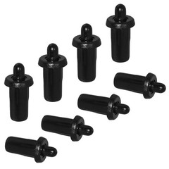 Cabinet Door Repair Pins Black-Plastic Damper Replacement Kit Hardware Fix Tools