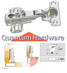 Cabinet Concealed MINI Euro Hinge 95 deg. for Frameless Cabinets 24 PACK