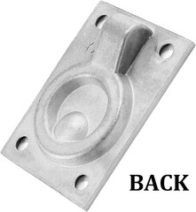 1pcs Flush Pull Ring Handles 2.5 X 1.8 Hidden Recessed Furniture Handle 304 S