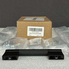 4″ Drawer Pulls Black Satin 10Pc Textured Grip Handle Modern Cabinet Hardware