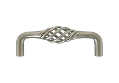 Brushed Nickel Birdcage Kitchen Bathroom Cabinet Knobs Pull 3 3/4″ 96mm