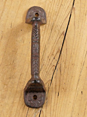 20 Cast Iron RUSTIC Barn Handle Gate Pull Shed Door Handles Fancy Drawer Pulls