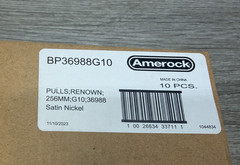 LOT 10x Amerock BP36988G10 Renown 10″ Satin Nickel Cabinet Pull (256mm CTC)
